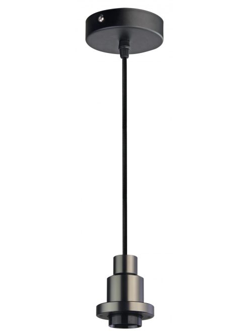 LANDLITE PL-M-046, E27 Max 60W,  2m kábel, szín: fekete,  függeszték - lámpatest