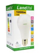 LANDLITE LED, E27, 15W, A60, 1200lm, 4000K, Birnenform Glühbirne (LED-A60-15W/SXW)