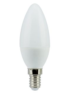   LANDLITE LED, E14, 7W, 610lm, 4000K, gyertya fornájú fényforrás (LED-C37-6W/SXW)