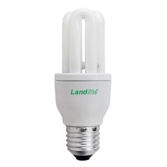   LANDLITE Energiatakarékos, E27, 9W, 450lm, 2700K, U csöves fényforrás (ELT/M-9W)