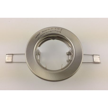 LANDLITE DL-57 230V max 50W, fixiert, einzeln einbaubare Lampe, matt chrom