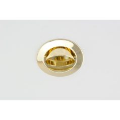    LANDLITE Egyes keret, GU4 (MR11), billenő, íves, arany, max. 35W, spot keret (DL-41)