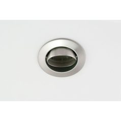   LANDLITE Egyes keret, GU4 (MR11), billenő, íves, matt króm, max. 35W, spot keret (DL-41)