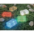 LANDLITE LED-G11-5X0.5W, világoskék jégtégla lámpa (5db-os szett)