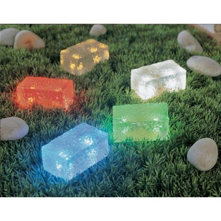 LANDLITE LED-G11-5X0.5W, sárga jégtégla lámpa (5db-os szett)