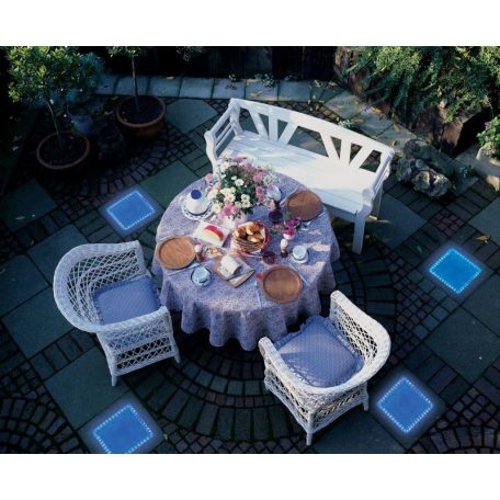 LANDLITE LED-G10-1x2W, Kristallstein Lampe, gelb