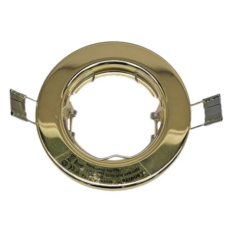 LANDLITE DL-57 230V max 50W, fixiert, einzeln einbaubare Lampe, gold