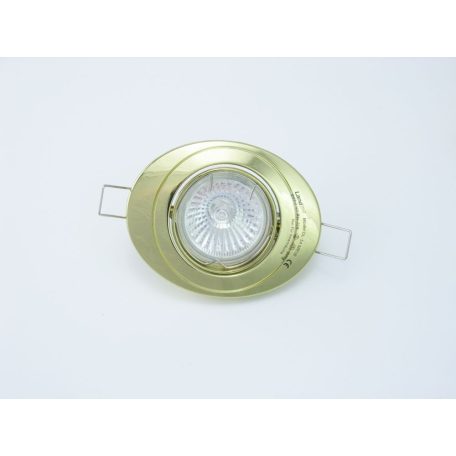  LANDLITE Halogén, GU5.3 (MR16), 3x20W, Ø102mm, billenő, arany, spot lámpa szett (KIT-54-3X20W)