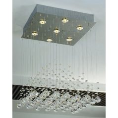   LANDLITE CANNES,MD51104-7B, 7XGU10 50W 230V, kristály lámpa