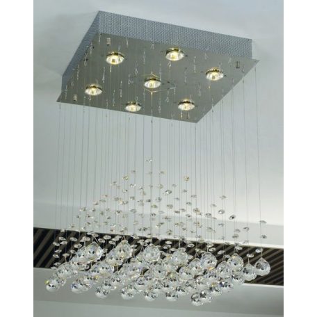 LANDLITE CANNES,MD51104-7B, 7XGU10 50W 230V, kristály lámpa