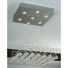   LANDLITE CANNES,MD51104-7B, 7XGU10 50W 230V, kristály lámpa
