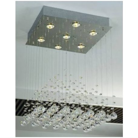 LANDLITE CANNES,MD51104-7B, 7XGU10 50W 230V, kristály lámpa