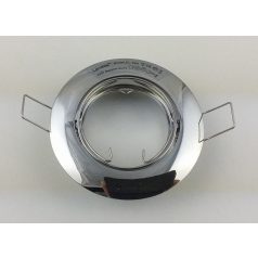    LANDLITE Egyes keret, GU5.3 (MR16) / GU10, billenő, íves, króm, max. 50W, spot keret (DL-58A)