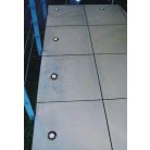 LANDLITE LED-GR01-3x0.5W , 3db-os matt arany földbe süllyesztett LED lámpa szett, piros fényű, IP44