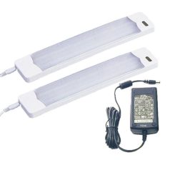    LANDLITE Energiatakarékos, 2 x 6W, melegfehér, 295mm, szekrény lámpa tápegységgel (UCC-106-2)