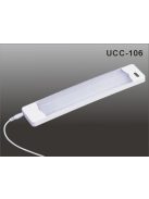  LANDLITE Energiatakarékos, 6W, melegfehér, 295mm szekrény lámpa tápegységgel (UCC-106-2)