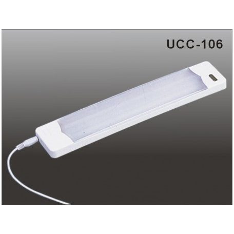  LANDLITE Energiatakarékos, 2 x 6W, melegfehér, 295mm, szekrény lámpa tápegységgel (UCC-106-2)
