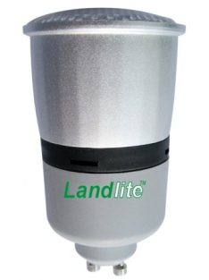    LANDLITE Energiatakarékos, 13W, 320lm, 2700K, 100%-70%-30% 3 lépésben szabályozható, spot fényforrás (CFL-GU10)