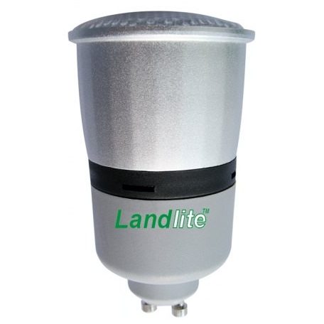  LANDLITE Energiatakarékos, 13W, 320lm, 2700K, 100%-70%-30% 3 lépésben szabályozható, spot fényforrás (CFL-GU10)