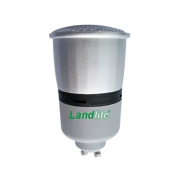  LANDLITE Energiatakarékos, 13W, 320lm, 2700K, 100%-70%-30% 3 lépésben szabályozható, spot fényforrás (CFL-GU10)