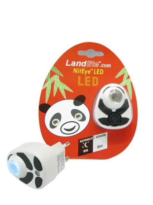 LANDLITE Panda LED-NL01 Nachtlampe mit blau LED Leuchte