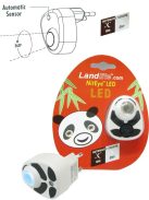 LANDLITE Panda LED-NL01 Nachtlampe mit blau LED Leuchte
