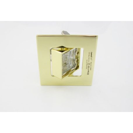  LANDLITE Halogén, GU10, 3x50W, 79x79mm, SQUARE (négyzetes), billenő, arany, spot lámpa szett (KIT-83-3)