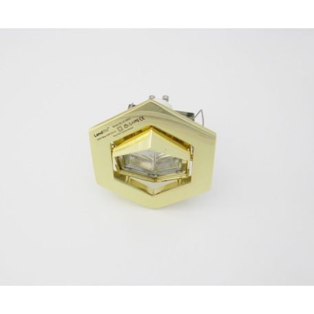  LANDLITE Halogén, GU10, 3x50W, Ø93mm, HEX (hatszögű), billenő, arany, spot lámpa szett (KIT-82-3)