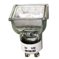   LANDLITE Halogén, GU10, 50W, 344lm, 2900K, SQUARE(négyzetes) spot fényforrás (MRG-C)