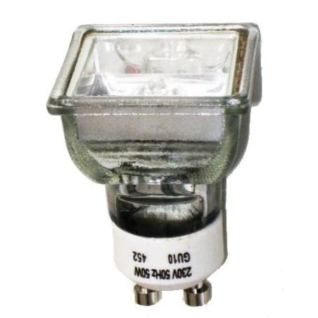 LANDLITE 230V halogen Leuchte, MRG-C 230V GU10 SQUARE(quadrat) 50W