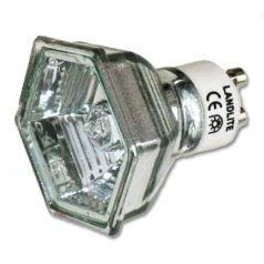    LANDLITE Halogén, GU10, 50W, 950lm, 2900K, HEXAGON (hatszögű), spot fényforrás (MRG-C)