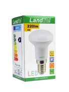  LANDLITE LED, E14, 4W, R50, 220lm, 3000K, gomba formájú fényforrás (LED-R50-4W/SXW)