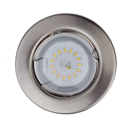  LANDLITE LED, GU10, 3x1,5W, Ø80mm, fix, króm, spot lámpa keret (KIT-57A-3)