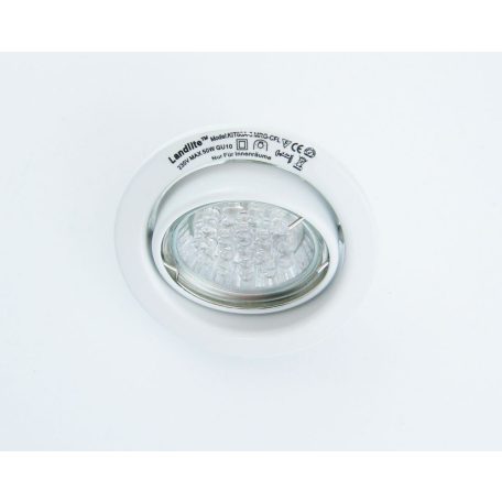  LANDLITE LED, GU10, 3x1,5W, Ø79mm, billenő, fehér, spot lámpa szett (KIT-60A-3)