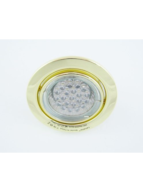  LANDLITE LED, GU10, 3x1,5W, Ø79mm, billenő, arany, spot lámpa szett (KIT-60A-3)