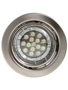  LANDLITE LED, GU10, 3x1,5W, Ø79mm, billenő, króm, spot lámpa szett (KIT-60A-3)