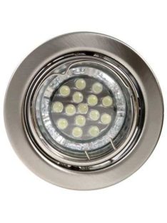    LANDLITE LED, GU10, 3x1,5W, Ø79mm, billenő, matt króm, spot lámpa szett (KIT-60A-3)