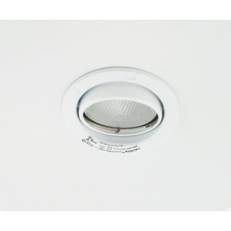  LANDLITE Energiatakarékos, GU10, 3x7W, Ø79mm, billenő, fehér, spot lámpa szett (KIT-60-3)