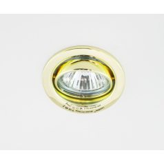    LANDLITE kompakt fénycsővel, GU10, 3x7W, Ø79mm, billenthető, arany, spot lámpa szett (KIT-60-3)