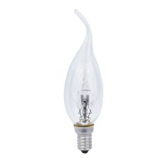    LANDLITE Halogén, E14, 28W, 375lm, 2800K, láng formájú fényforrás (HSL-C35/D-28W)