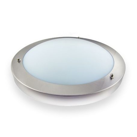 LANDLITE VISOLA CL077, 2XE27 max 60W, matt króm, IP44, fürdőszobai lámpa