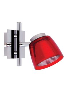   LANDLITE FELIX G929-1R bunt, Wand spot Lampen (chromozott rot)