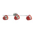 LANDLITE FELIX G929-3TU mennyezeti spotlámpa (piros), G9 foglalattal