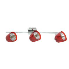   LANDLITE FELIX G929-3TU mennyezeti spotlámpa (piros), G9 foglalattal