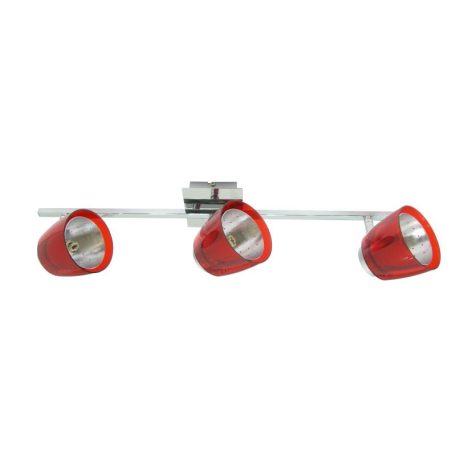 LANDLITE FELIX G929-3TU mennyezeti spotlámpa (piros), G9 foglalattal