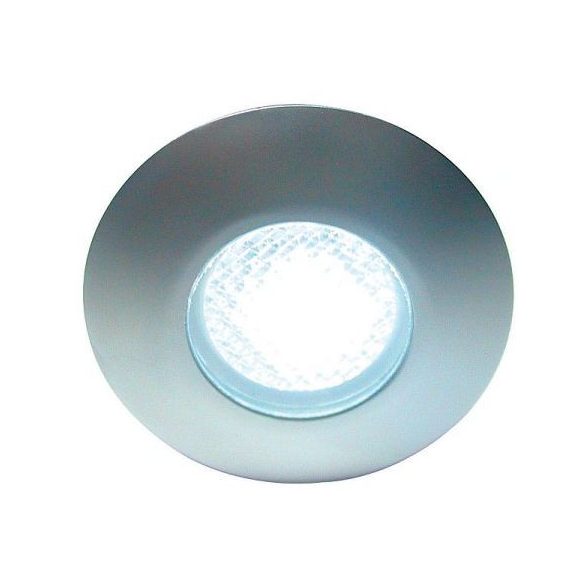 LANDLITE LED-GR91-3, 3x0,4W, 3db-os szett, trafóval, fém szín: szürke, IP68, földbe süllyesztett LED lámpa, LED szín: kék