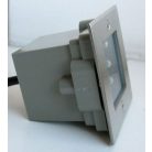 LANDLITE LED-GR92-3, 3x1,0W, 3db-os szett, trafóval, fém szín: matt króm, IP68, földbe süllyesztett LED lámpa, LED szín:hidegfehér