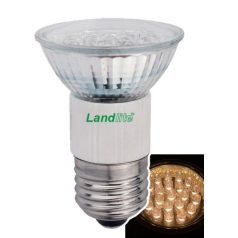   LANDLITE LED, E27, 1.5W, 45lm, melegfehér, spot formájú fényforrás (LED-JDR/21)