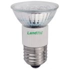 LANDLITE LED, E27, 1.5W, 45lm, kék, spot formájú fényforrás (LED-JDR/21)