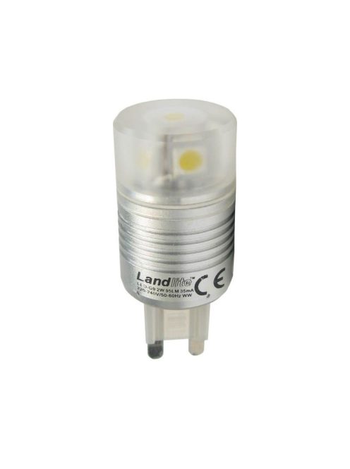  LANDLITE LED, G9, 2W, 95lm, 3000K fényforrás (LED-G9-2W)